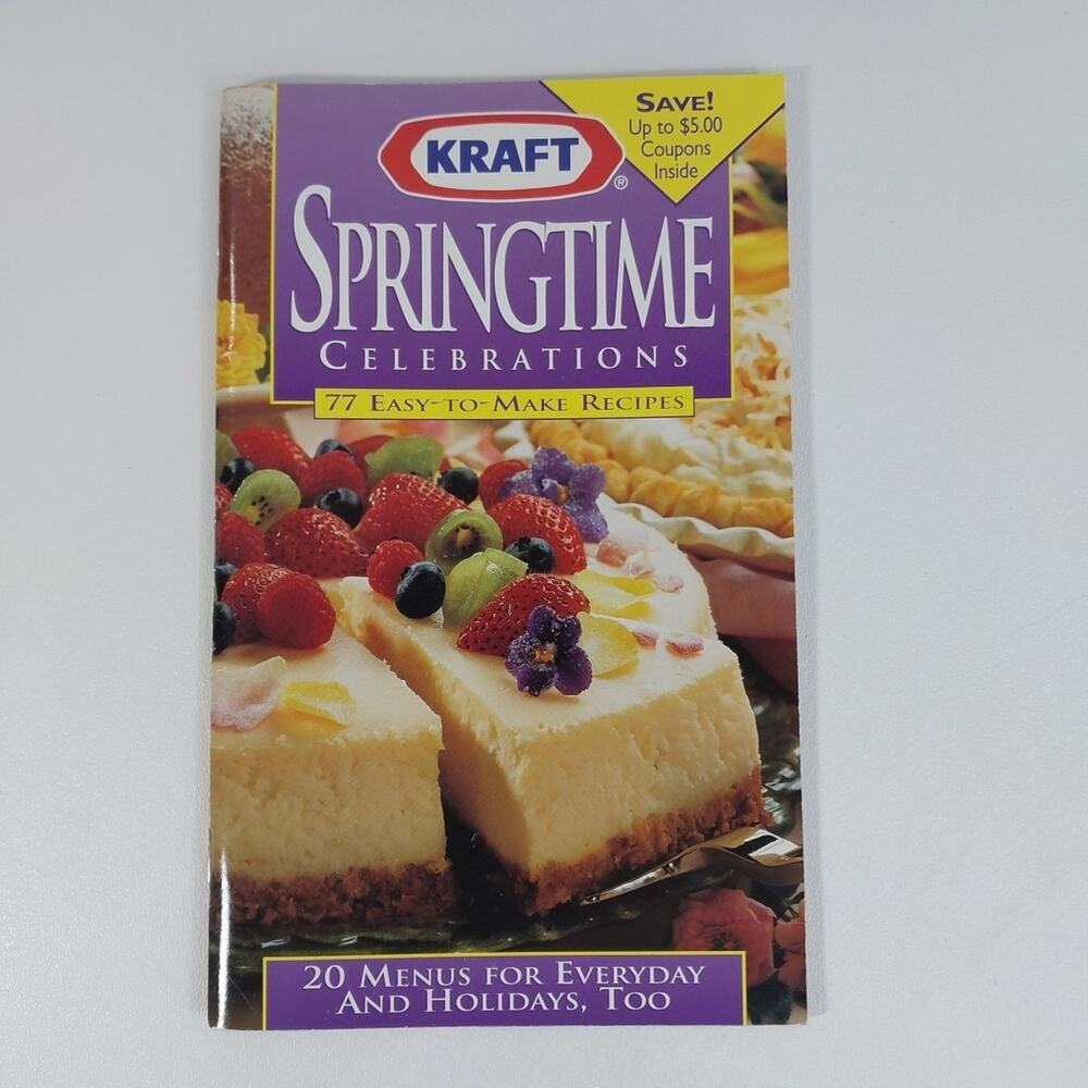 Vintage Kraft Springtime Celebrations 77 Easy To Make‎ Recipes 1996